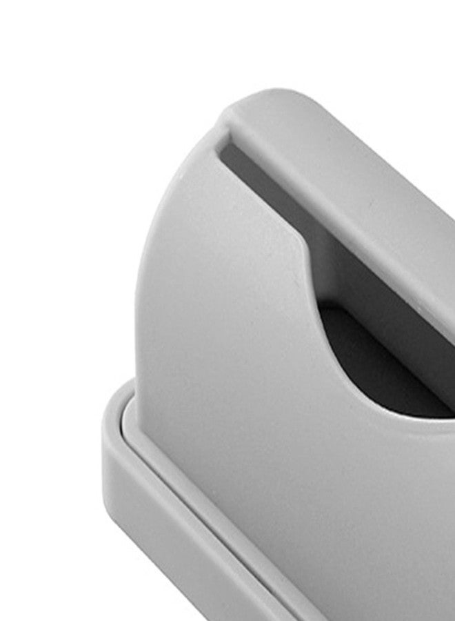 CHEOTIME Trash Bag Holder Dispenser, Trash Bag Dispenser Roll Holder Wall Mounted Plastic Garbage Bag Storage Organizer Mountable with Non Marking Adhesive for Kitchen(Grey) - Image 3